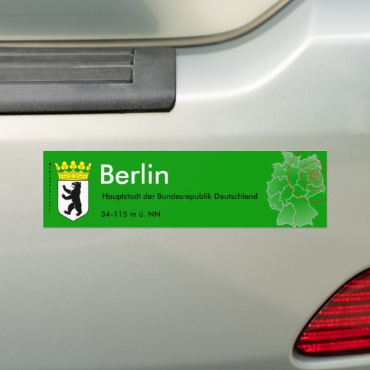Berlin 4 autoaufkleber (Auf Auto)