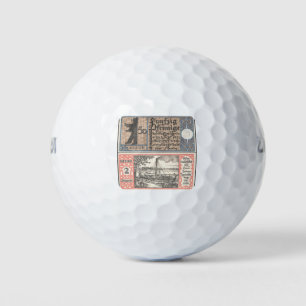 Berlin 50 Pfennig 1921 Tiergarten Golfball