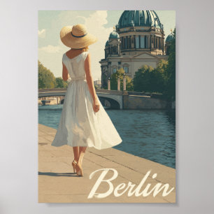 Berlin 50er Jahre Vintage  Poster