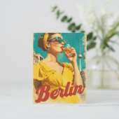 Berlin 50er Retro Postkarte (Stehend Vorderseite)