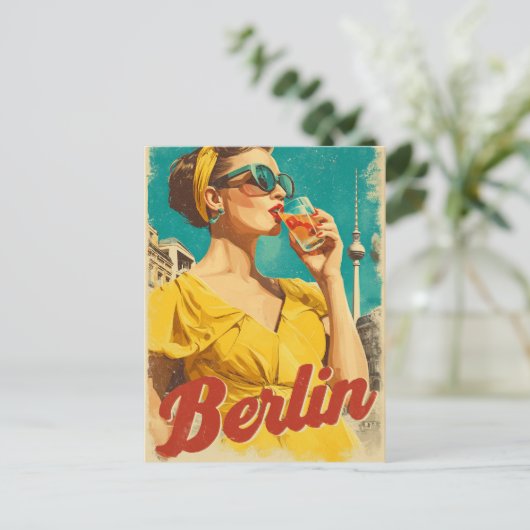 Berlin 50s retro postkarte (Stehend Vorderseite)