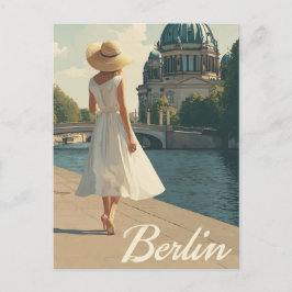 Berlin 50s vintage postkarte