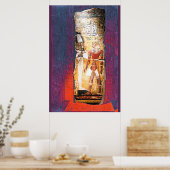 Berlin Ägyptische Kunstmalerei Poster (Küche)