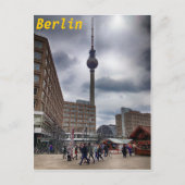 Berlin Alexanderplatz Fernsehturm Postcard Postkarte (Vorderseite)