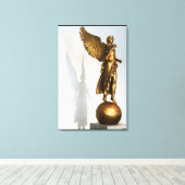 Berlin Angel Leinwanddruck (Insitu (Holzboden))