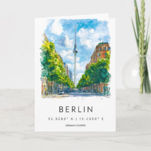 Berlin Aquarell 1 Karte