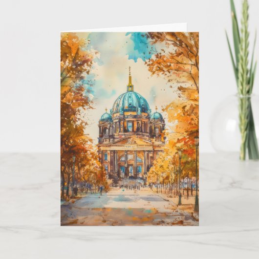 Berlin Aquarell 2 Karte (Vorderseite)