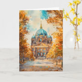Berlin Aquarell 2 Karte (Gelbe Blume)