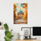 Berlin Aquarell 2 Poster (Heimbüro)