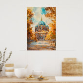 Berlin Aquarell 2 Poster (Küche)