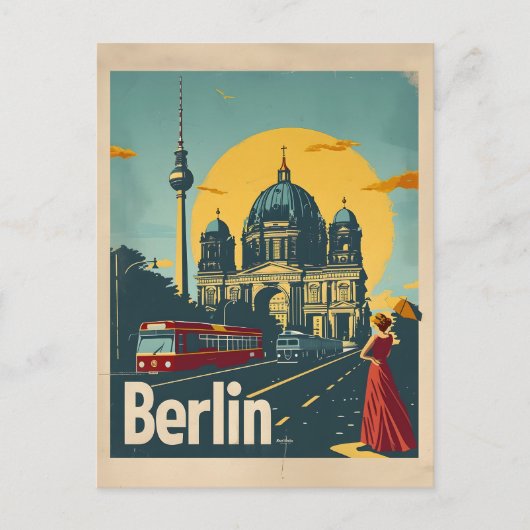 Berlin Art Deco Postcard Postkarte (Vorderseite)