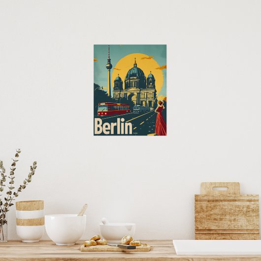 Berlin Art Deco Poster (Küche)