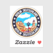 Berlin Aufkleber (Blatt)