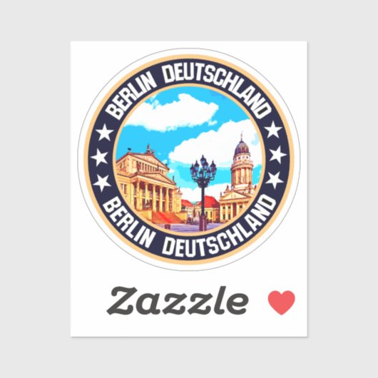Berlin Aufkleber (Blatt)