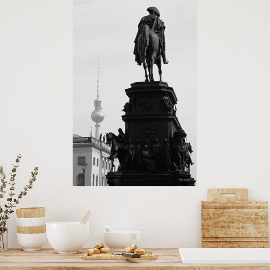 Berlin Berliner Fernsehturm Poster (Küche)
