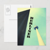 Berlin - Berliner Fernsehturm Postkarte (Vorne/Hinten)