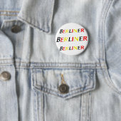 Berlin, Bewohner von Berlin, Deutschland in den Button (Beispiel)