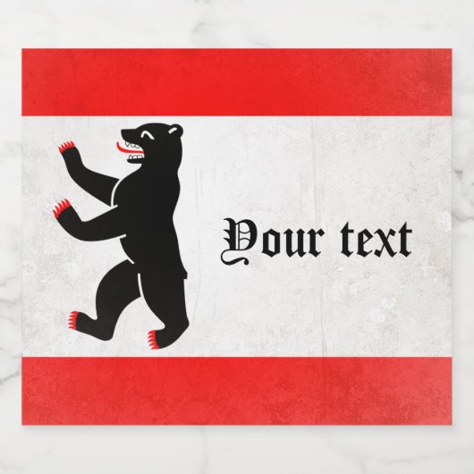 Berlin Bierflaschenetikett (Einzelnes Label)