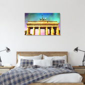 Berlin-Brandenberg-Tor-Malversion Leinwanddruck (Insitu (Schlafzimmer))