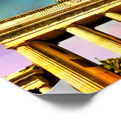 Berlin-Brandenberg-Tor-Malversion Poster (Ecke)
