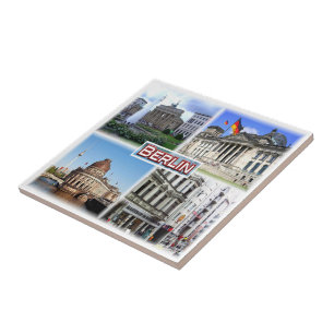 BERLIN Brandenburg, Gate Reichstag, Fliese