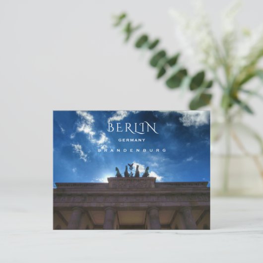 Berlin, Brandenburg Postkarte (Stehend Vorderseite)