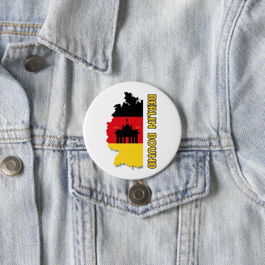 Berlin - Brandenburger Tor Button (Beispiel)