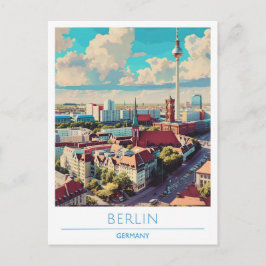 Berlin City Deutschland Reisen Postkarte