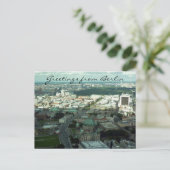 Berlin City Greetings Postkarte (Stehend Vorderseite)