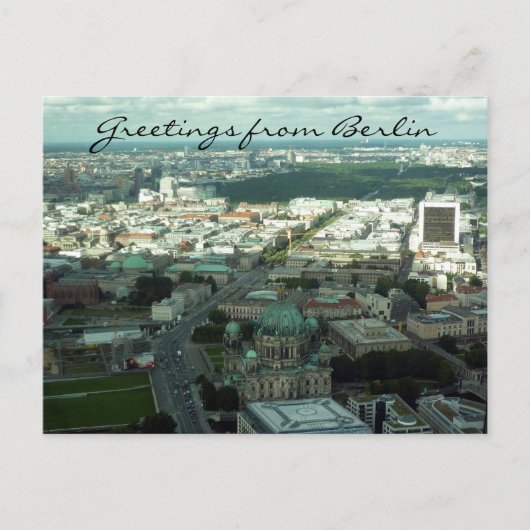 Berlin City Greetings Postkarte (Vorderseite)