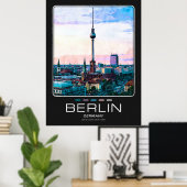 Berlin City Poster (Heimbüro)