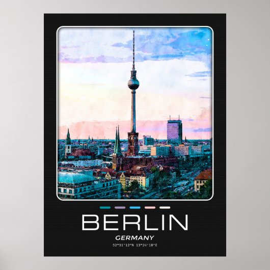 Berlin City Poster (Vorne)