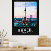 Berlin City Poster (Küche)
