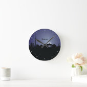Berlin CityScape Night Silhouette Wallclock Runde Wanduhr (Zuhause)