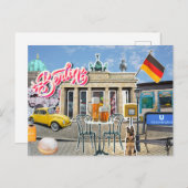 Berlin Collage Postkarte (Vorne/Hinten)