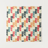 Berlin creative pattern. wandteppich (Vorderseite (Horizontal))