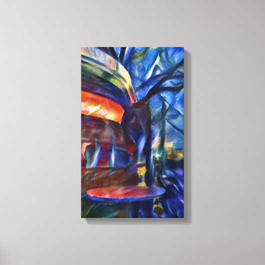 Berlin Currywurst Leinwanddruck (Vorderseite)