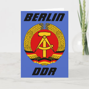 Berlin, DDR - Deutsche Demokratische Republik Karte