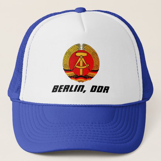Berlin, DDR - Deutsche Demokratische Republik Truckerkappe (Vorderseite)