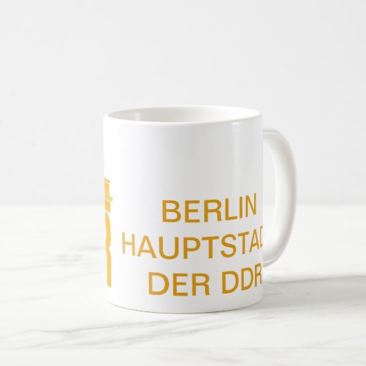 BERLIN DDR KAFFEETASSE (VorderseiteRechts)