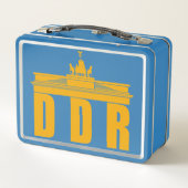 BERLIN DDR-Metallabsatzbox Metall Brotdose (Rückseite)