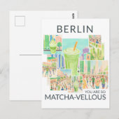 Berlin (deine Stadt), You Are So Matcha-vellous, Postkarte (Vorne/Hinten)