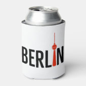 BERLIN - Der Berliner Fernsehturm (Der Fernsehturm Dosenkühler (Kanne Vorderseite)