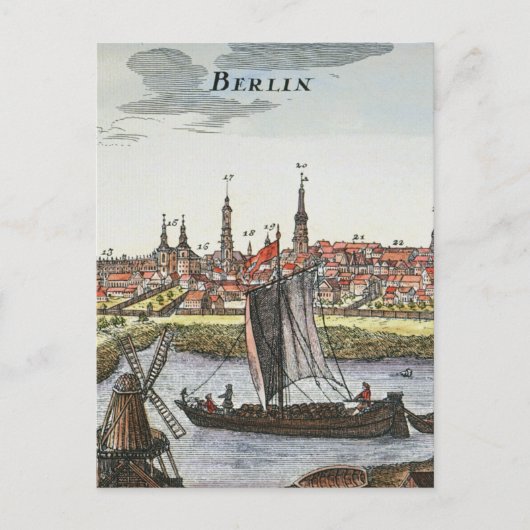 Berlin, Deutschland, 1737 Postkarte (Vorderseite)