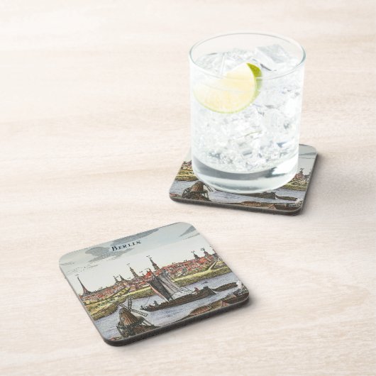 Berlin, Deutschland, 1737 Untersetzer (Rechte Seite)