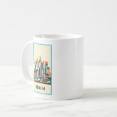 Berlin Deutschland Art Deco Kaffeetasse (Vorderseite Links)