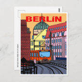 Berlin Deutschland Bahn Vintag Postkarte (Vorne/Hinten)