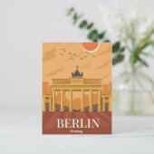 Berlin Deutschland Bahn Vintag Postkarte (Stehend Vorderseite)
