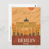 Berlin Deutschland Bahn Vintag Postkarte (Vorne/Hinten)