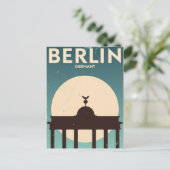 Berlin Deutschland Bahn Vintag Postkarte (Stehend Vorderseite)